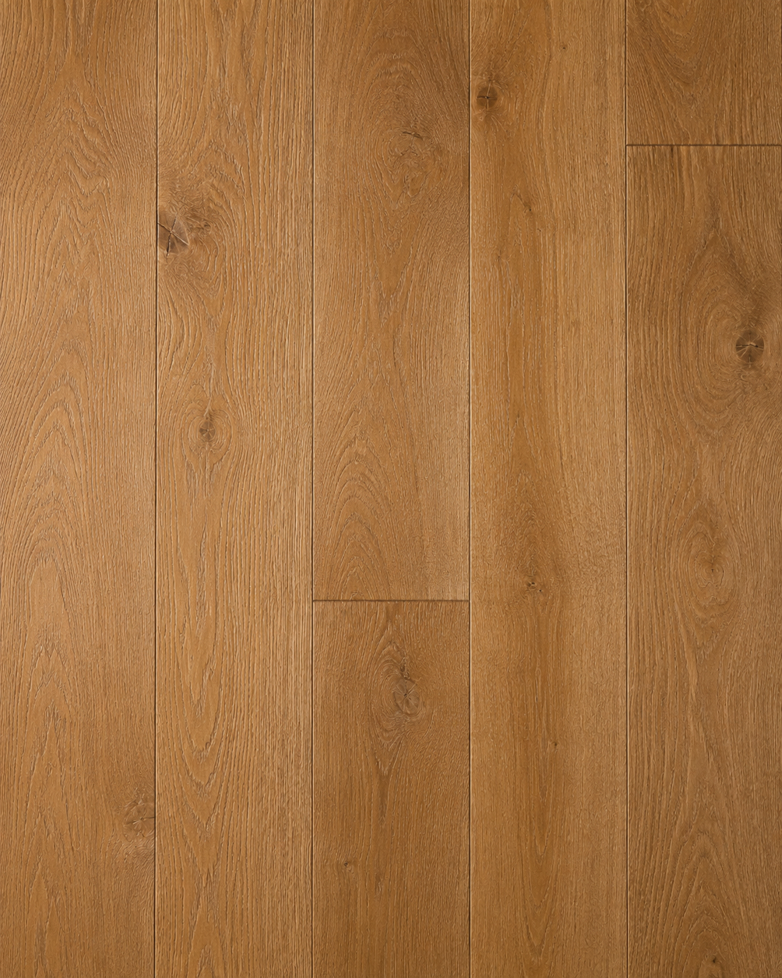 Untreated natural wire-brushed hardwood flooring finish swatch
