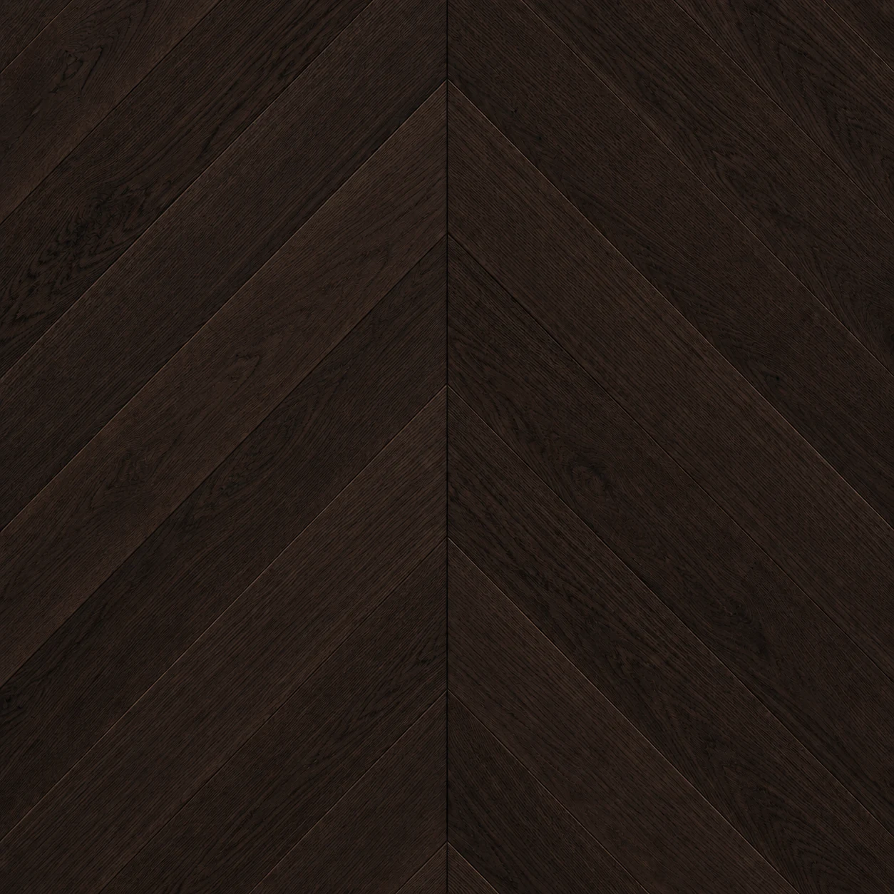 Espresso chevron hardwood flooring finish
