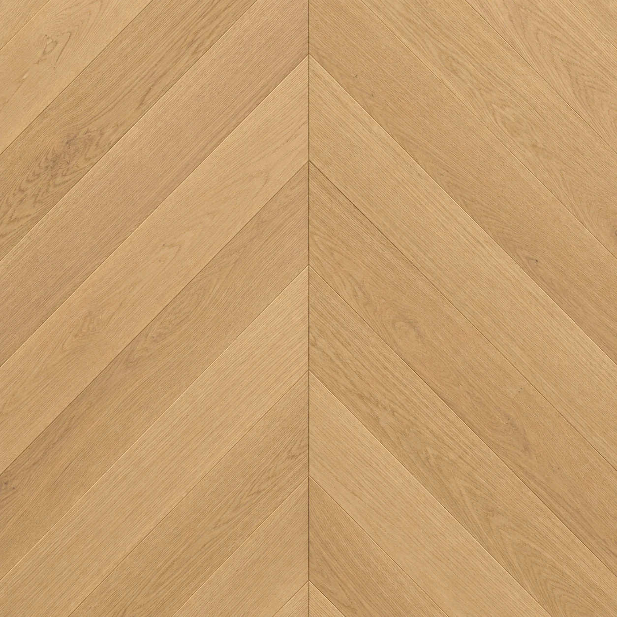 Untreated natural chevron hardwood flooring finish