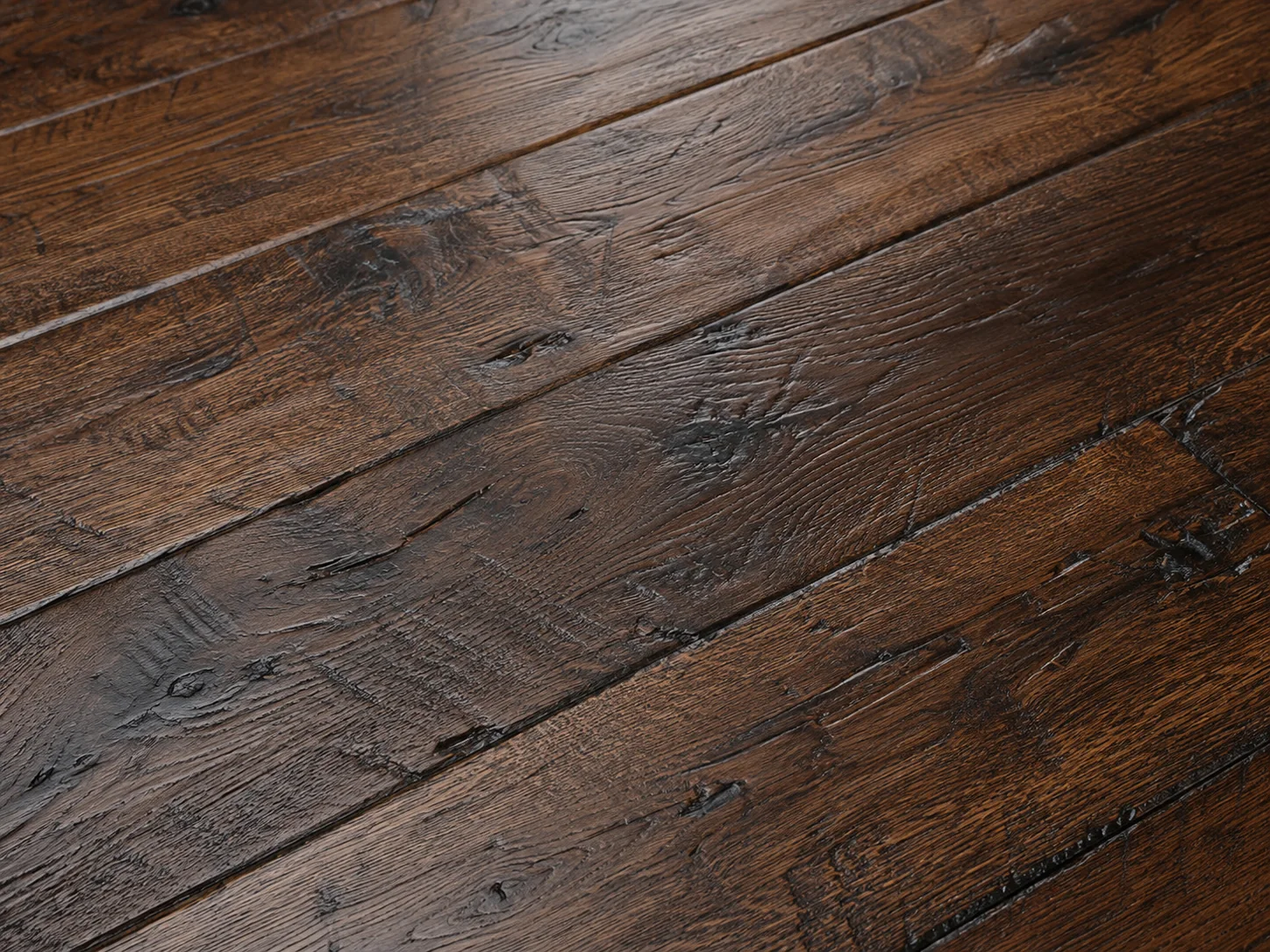 Heavy scrape hand-scraped hardwood flooring collection