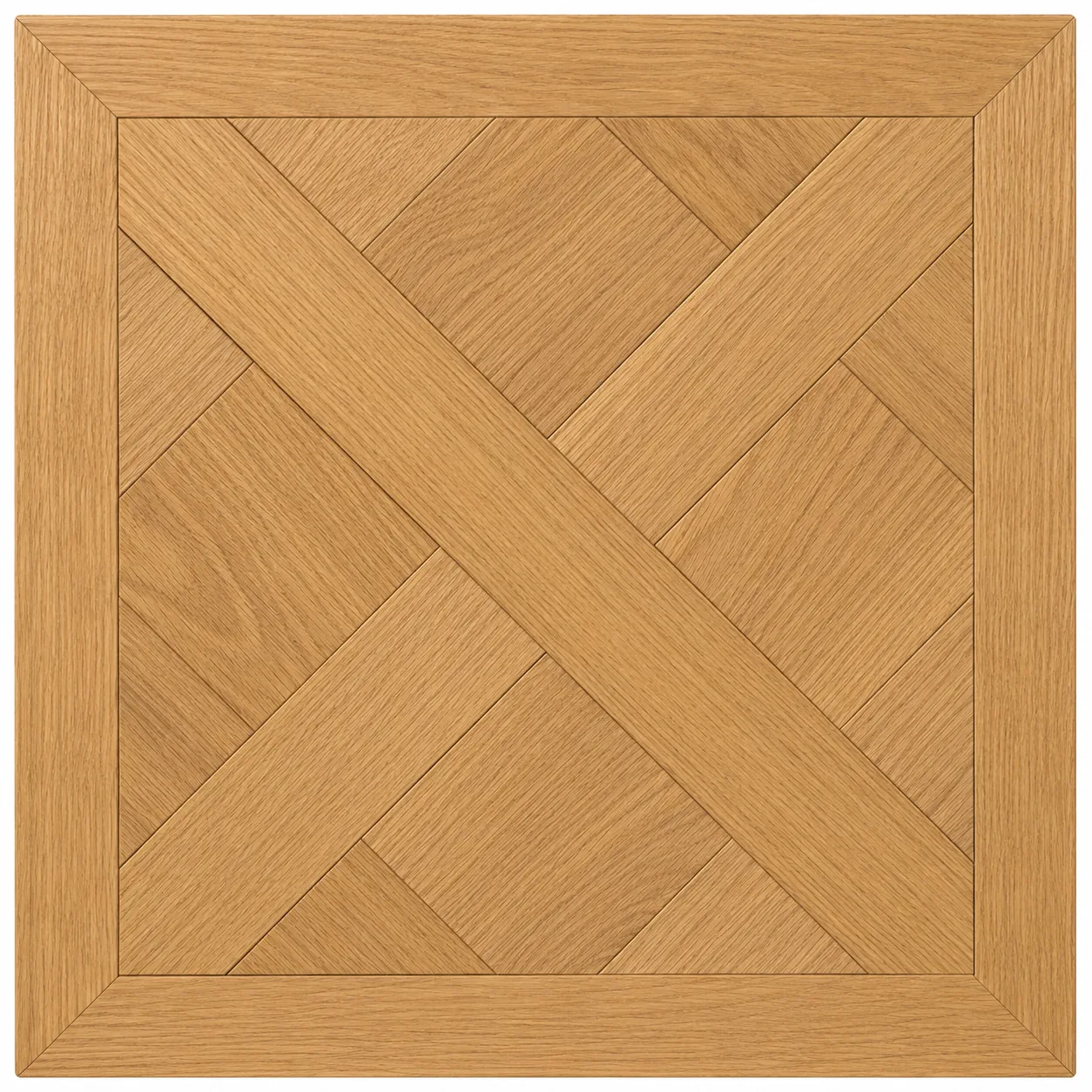 Basket-weave oak parquet pattern