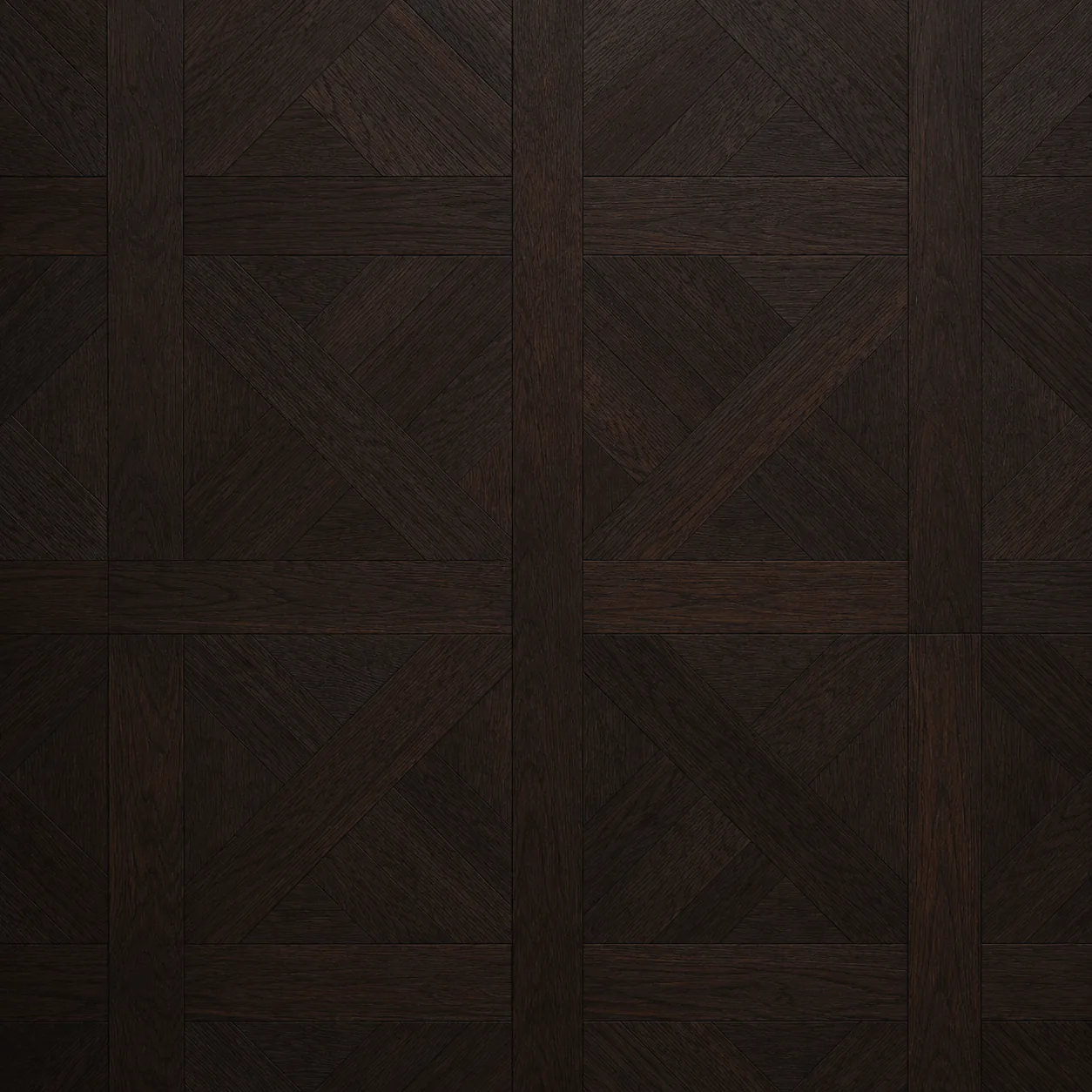 Smoked parquet flooring finish swatch