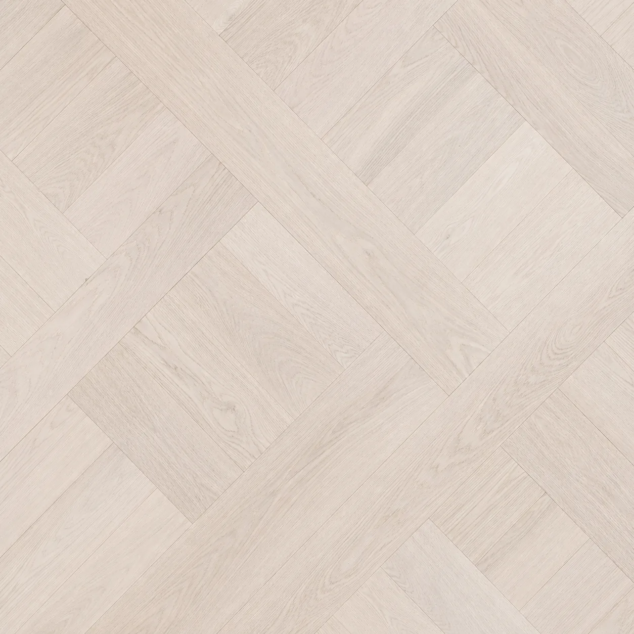 Whitewash parquet flooring finish swatch