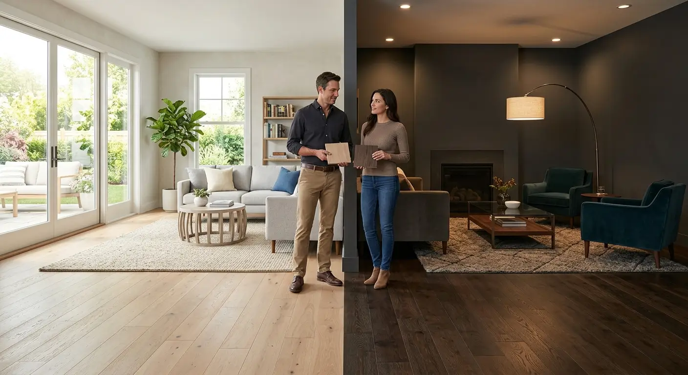 Light vs Dark Hardwood Floors How to Choose for Your Space